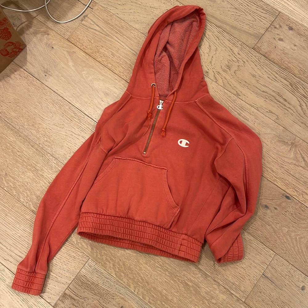 Champion cropped hoodie